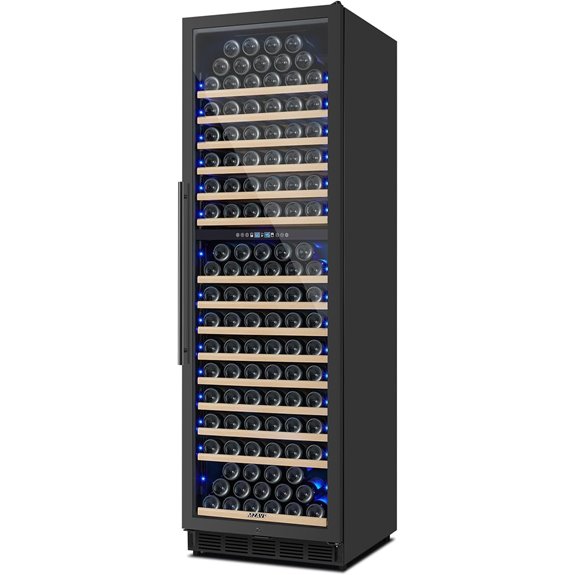 Dual Zone 200-Bottle Wine Cooler with Fast Cooling