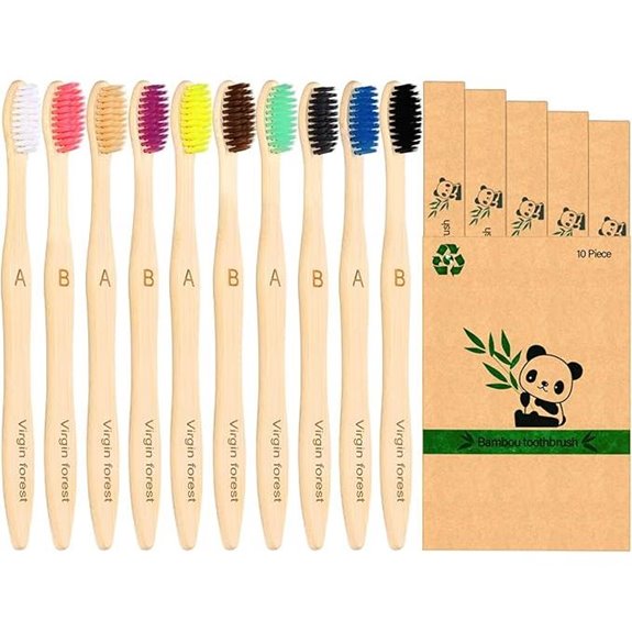 Virgin Forest Bamboo Toothbrushes (10 Count)