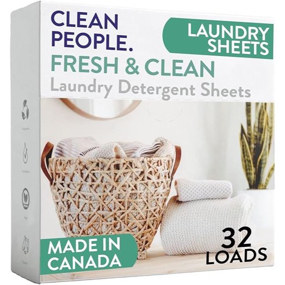 The Clean People Laundry Detergent Sheets (32 Pack)