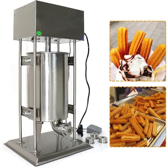 15L Electric Churros Machine with 4 Molds