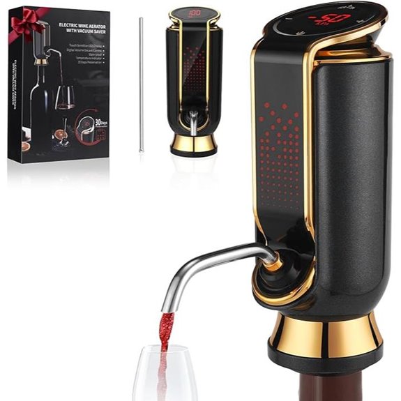 Luxurious 4-in-1 Electric Wine Dispenser and Aerator