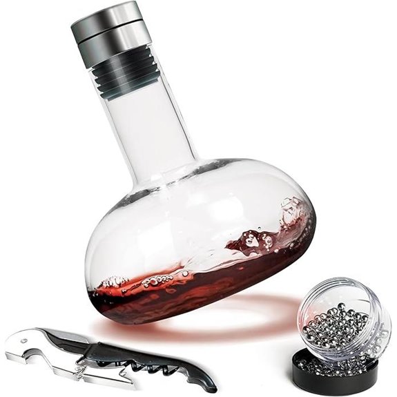 Modern Innovations Red Wine Decanter with Aerator