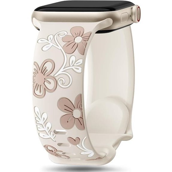 Witzon Floral Apple Watch Band for Women