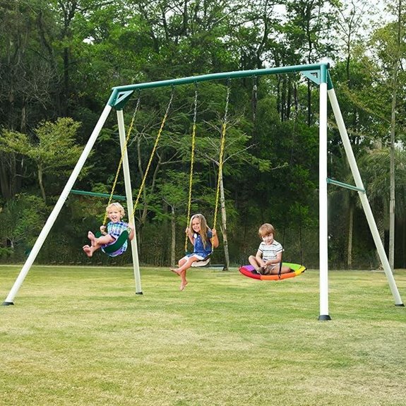 Hapfan 9.5' Heavy Duty Backyard Swing Set