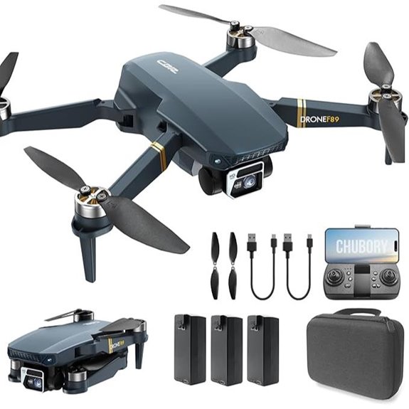Super Endurance 4K Drone with Follow Me and 3 Batteries