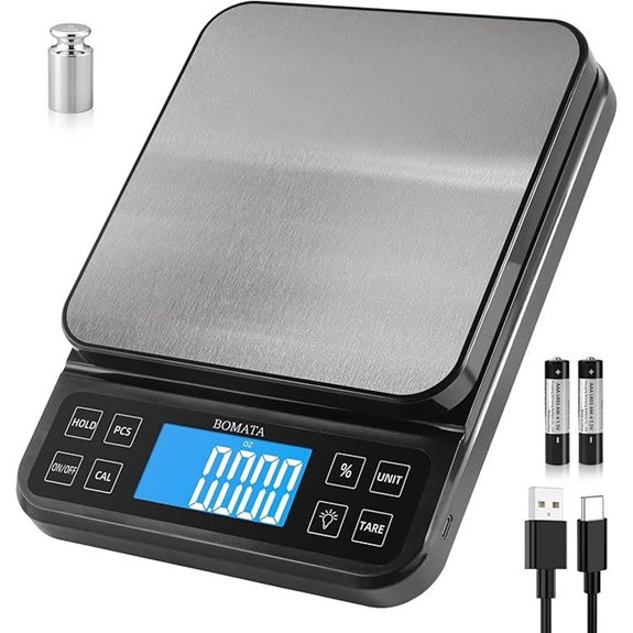 BOMATA Digital Kitchen Scale with High Precision