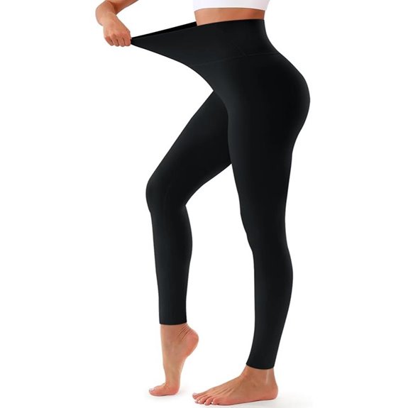 Bluemaple High Waist Tummy Control Yoga Pants for Women