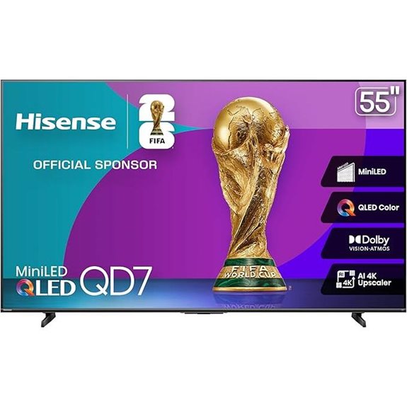 hisense 55 inch qd7 tv