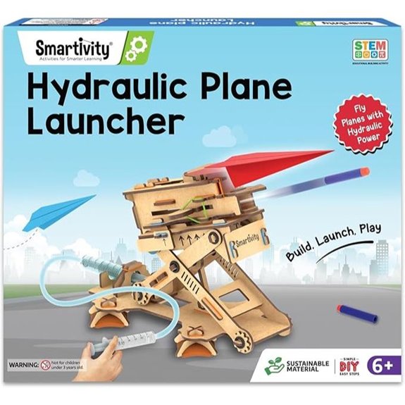 Smartivity 2-in-1 Hydraulic Paper Airplanes & Darts Toy