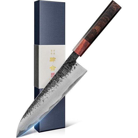 8.27 Inch Japanese Chef Knife with Wooden Handle