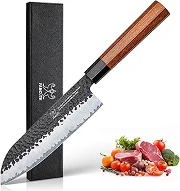 Santoku 7-Inch Japanese High Carbon Steel Chef Knife