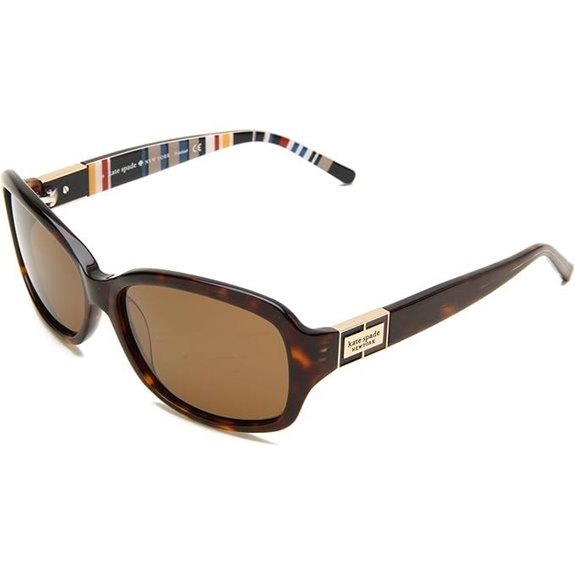 kate spade new york womens Annika Rectangular Sunglasses