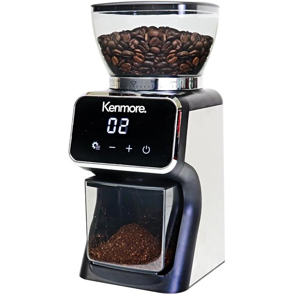 Kenmore Conical Burr Coffee Grinder with Digital Controls