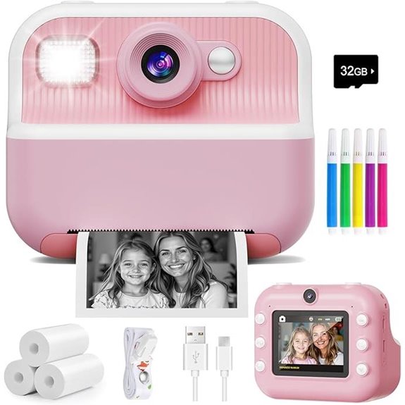Kids Dual Selfie Camera with 1080P Video