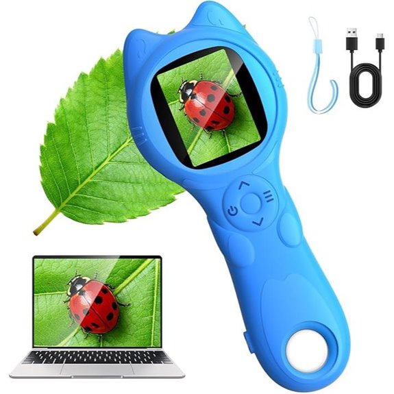 Kids Digital Microscope 500X for Kids and Teens