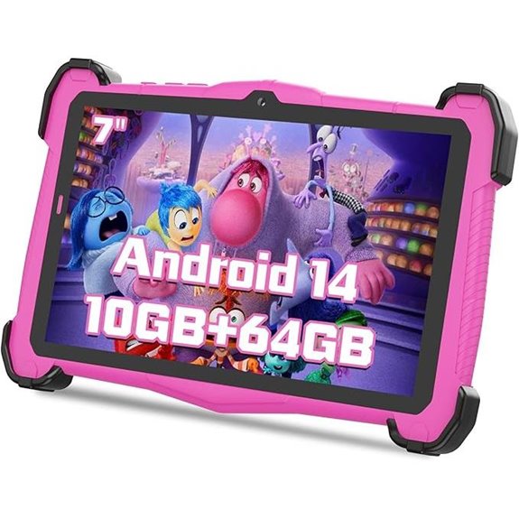 Kids 7-inch Tablet with Parental Controls and 512GB Expandable Storage