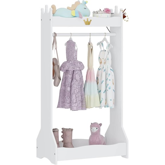 UTEX Kids Costume Organizer Closet Storage