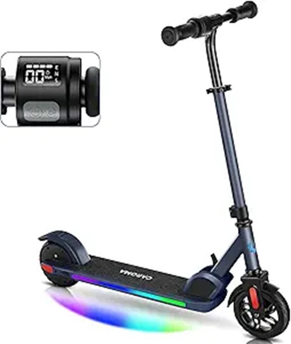 kids electric scooter with adjustable speed
