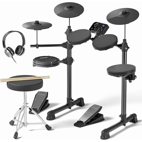 AODSK Electric Drum Set for Kids with 150 Sounds