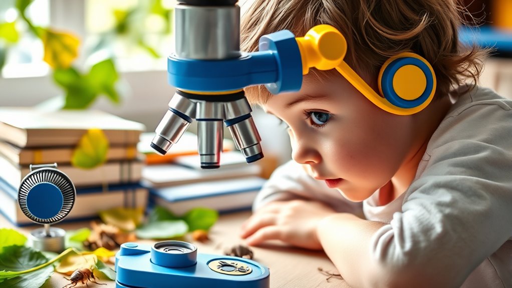 kids safe educational microscopy