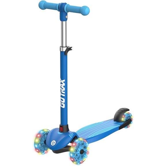 kids scooter with led wheels