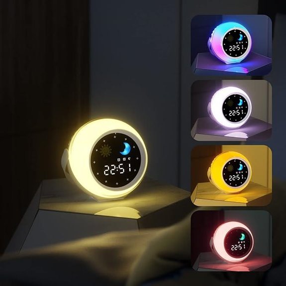 Kids Alarm Clock with Music & Sleep Sounds