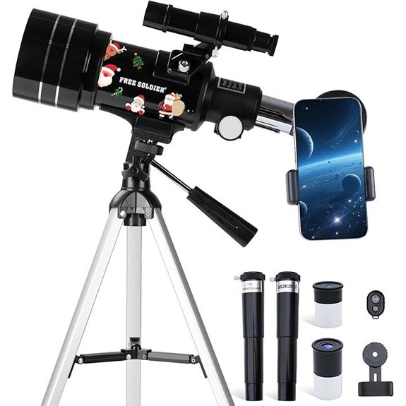 FREE SOLDIER Kids Telescope 70mm Aperture Refractor