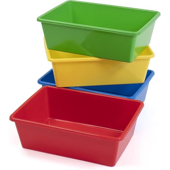 Humble Crew Toy Storage Bins for Kids (Set of 4)