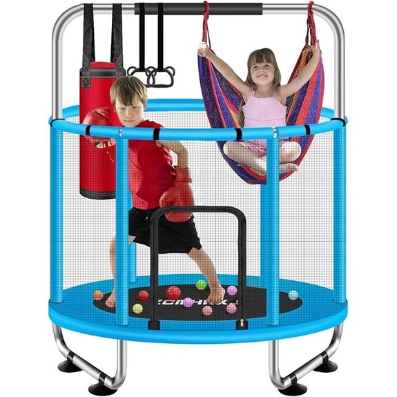 kids trampoline with enclosure
