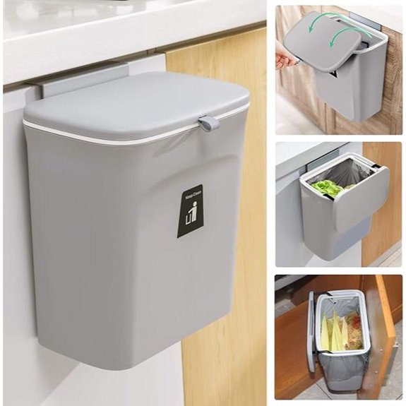 Tiyafuro 2.4G Kitchen Compost Bin for Countertop