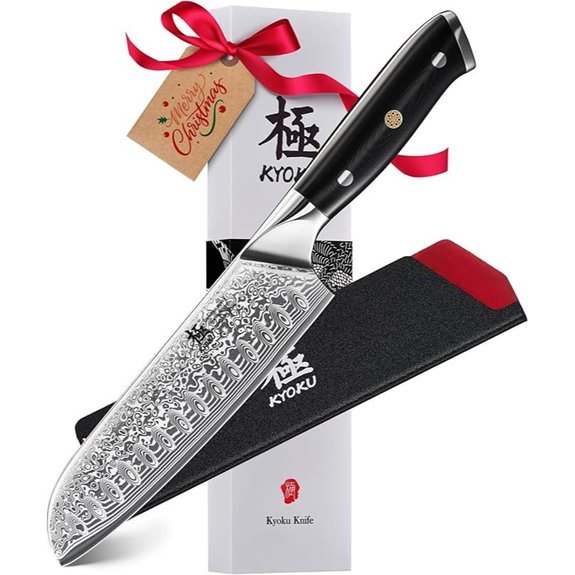 Kyoku 7 Santoku Knife with Sheath