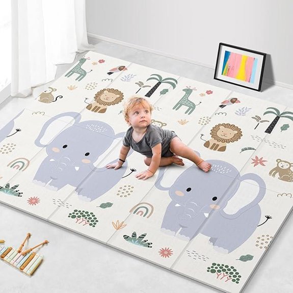 Extra Large Baby Play Mat for Floor