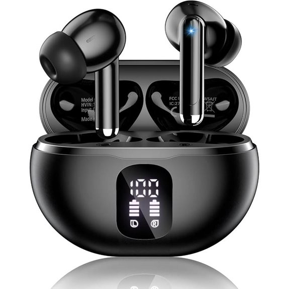 Wireless Bluetooth Earbuds with 50H Playback and Waterproof