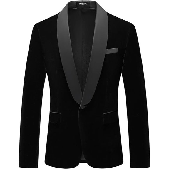 Men's Velvet Slim Fit Tuxedo Blazer