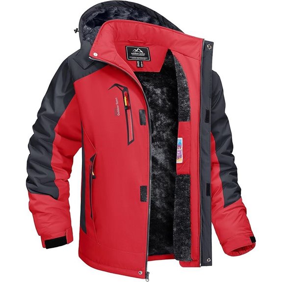 TACVASEN Men's Water-Resistant Winter Snow Ski Jacket