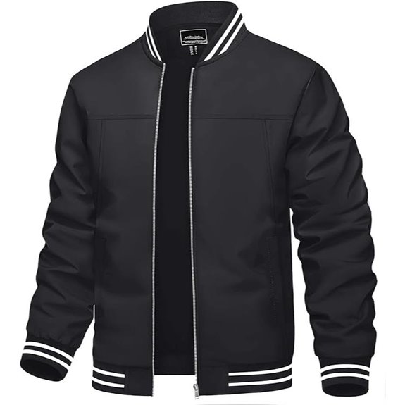 TACVASEN Men's Lightweight Windbreaker Bomber Jacket