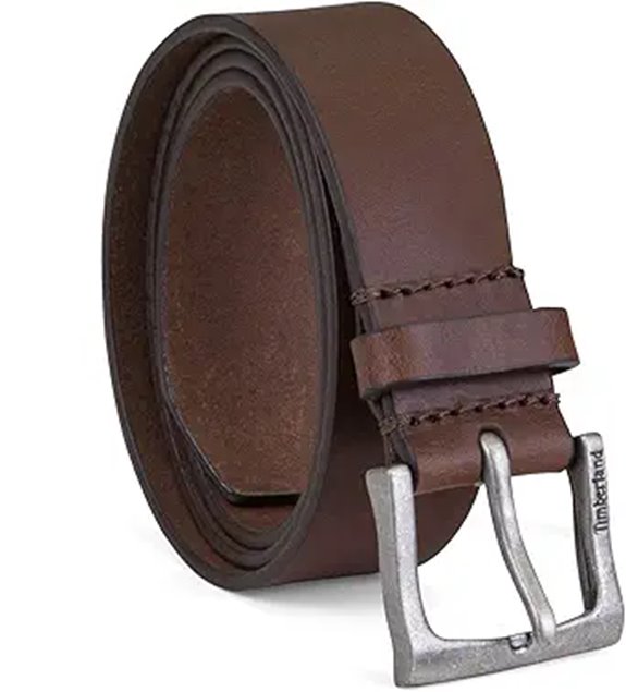Timberland Men's Leather Jean Belt 1.4 Inches Wide