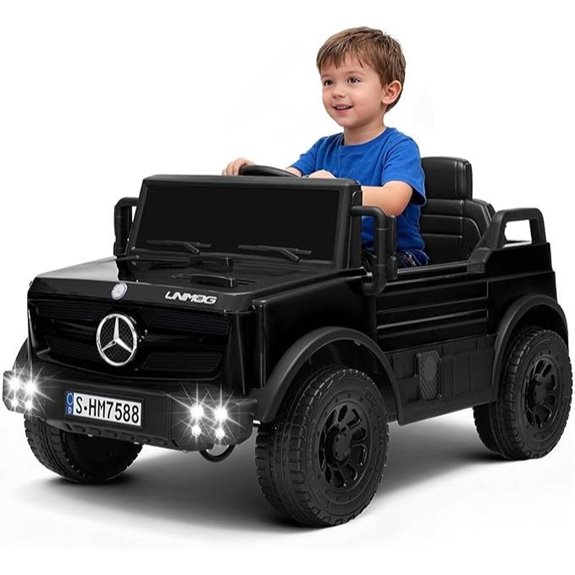 Mercedes-Benz Unimog Kids Ride-On Car with Remote