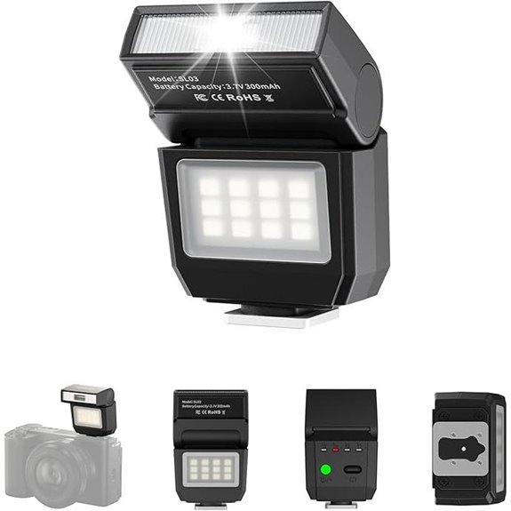 ULANZI SL03 Mini Flash and Video Light for Cameras