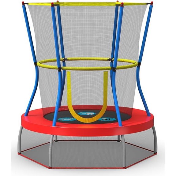mini trampoline with enclosure