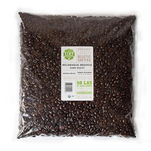 Tiny Footprint Organic Nicaragua Dark Roast Coffee