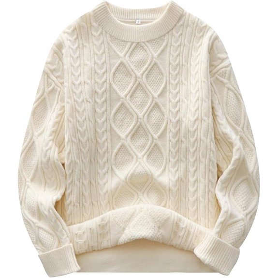 ANRABESS Women Oversized Chunky Cable Sweater