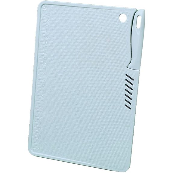 Plastic Cutting Board with Knife and Holder