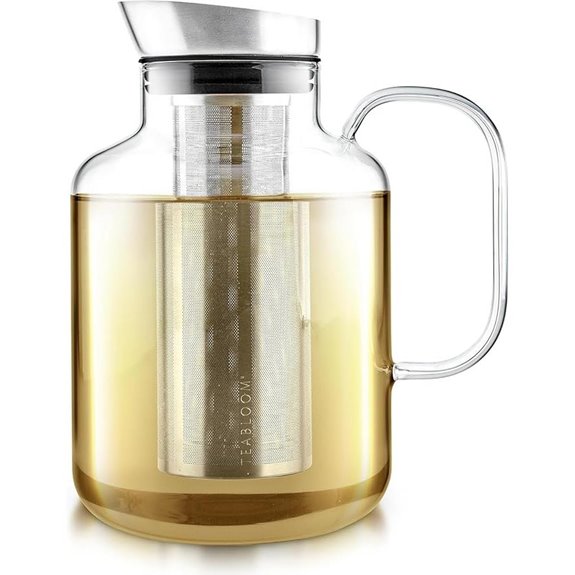 Teabloom Plastic-Free Multi-Brew Glass Teapot & Kettle