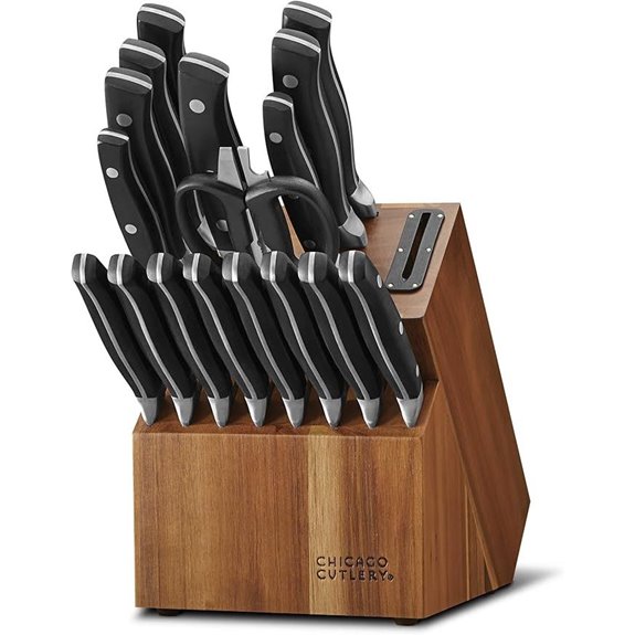 Chicago Cutlery Insignia 18-Piece Knife Block Set