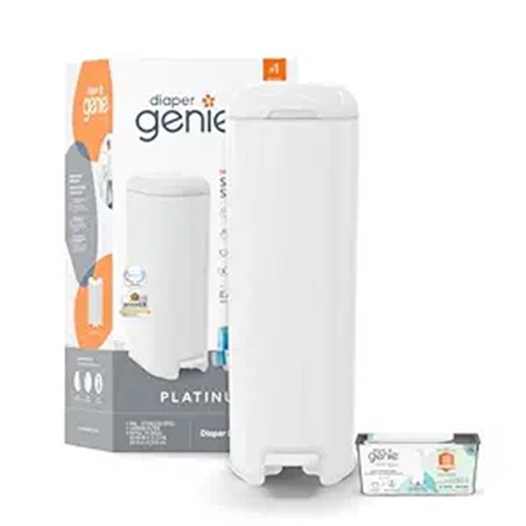 Diaper Genie Platinum Pail with Refill and Bags