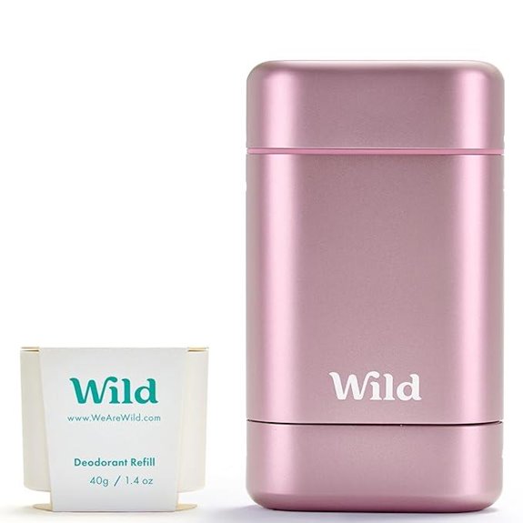 Wild Refillable Deodorant Kit with Scented Refills