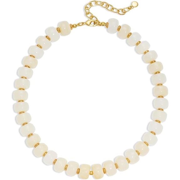LILIE&WHITE Resin Beaded Minimalist Statement Necklace