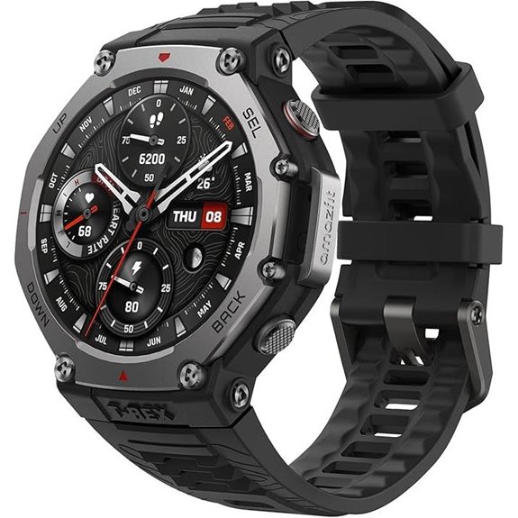 Amazfit T-Rex 3 Rugged GPS Smartwatch (Renewed)
