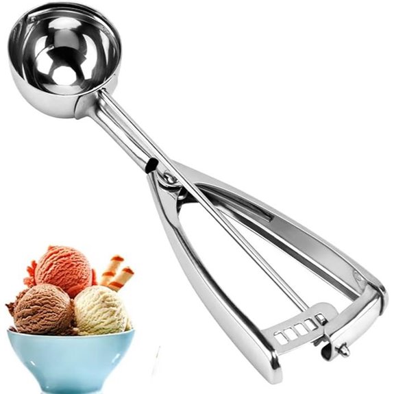 Ice Cream & Cookie Scoop with Trigger Release